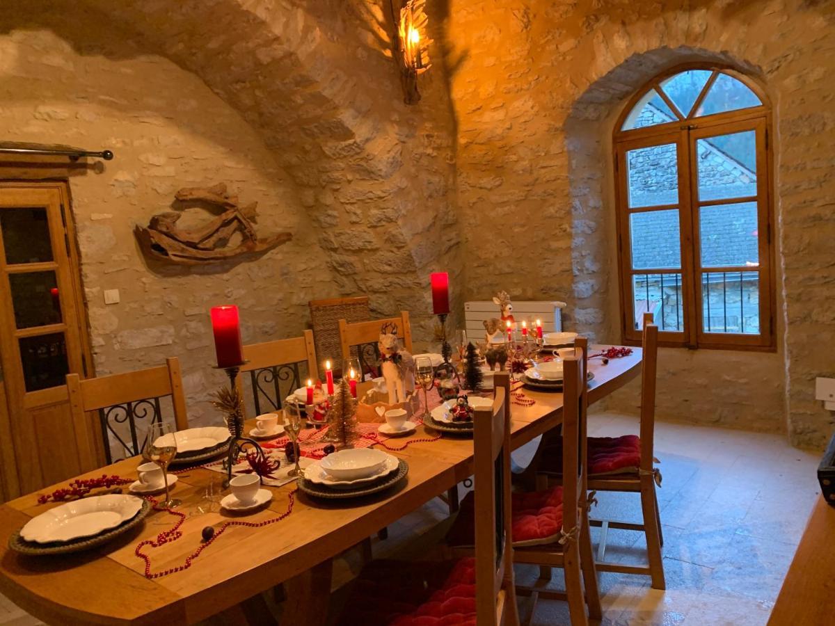 Bed and Breakfast La Voutee 5 Epis Avec Bain Finlandais Prive Au Manoir Du Charme Gorges Du Tarn Quezac  Exterior foto