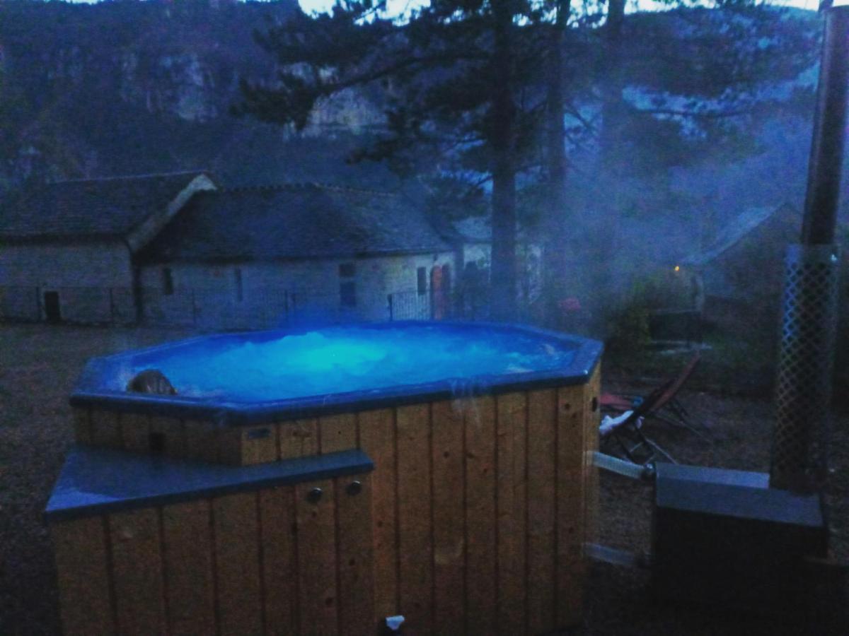Bed and Breakfast La Voutee 5 Epis Avec Bain Finlandais Prive Au Manoir Du Charme Gorges Du Tarn Quezac  Exterior foto