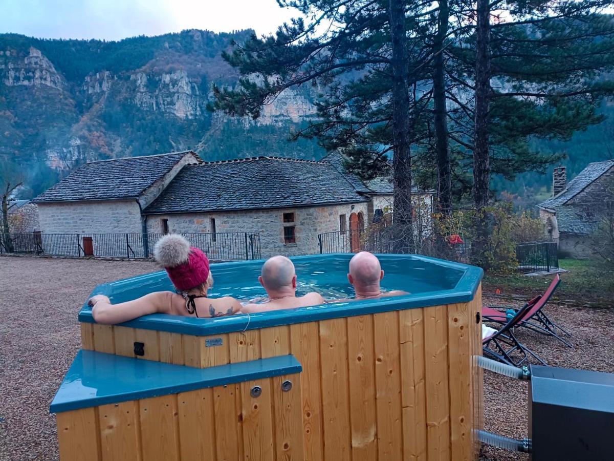 Bed and Breakfast La Voutee 5 Epis Avec Bain Finlandais Prive Au Manoir Du Charme Gorges Du Tarn Quezac  Exterior foto